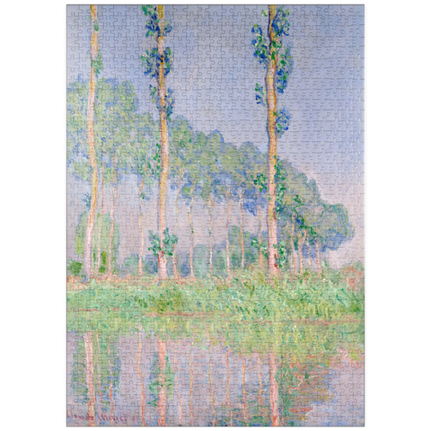 puzzleplate Claude Monet's Poplars, Pink Effect (1891) 1000 Puzzle
