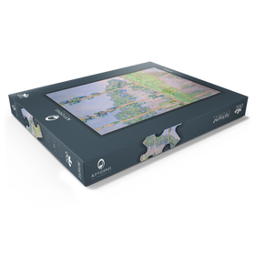 Darstellung des Puzzle Motivs Claude Monet's Poplars, Pink Effect (1891) - Puzzleteile: 200