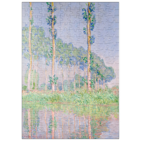 puzzleplate Claude Monet's Poplars, Pink Effect (1891) 200 Puzzle