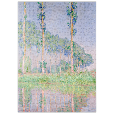 puzzleplate Claude Monet's Poplars, Pink Effect (1891) 500 Puzzle