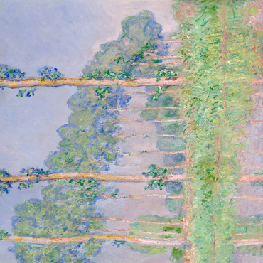 Claude Monet's Poplars, Pink Effect (1891) 500 Puzzle 3D Modell