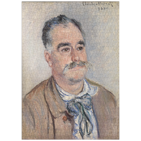 puzzleplate Portrait of Monsieur Coquette, Father (1880) by Claude Monet 1000 Puzzle