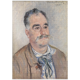 Darstellung des Puzzle Motivs Portrait of Monsieur Coquette, Father (1880) by Claude Monet - Puzzleteile: 1000
