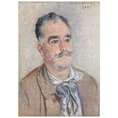 puzzleplate Portrait of Monsieur Coquette, Father (1880) by Claude Monet 100 Puzzle