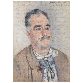 Darstellung des Puzzle-Motivs Portrait of Monsieur Coquette, Father (1880) by Claude Monet – Puzzleteile: 200