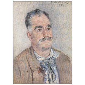 Darstellung des Puzzle Motivs Portrait of Monsieur Coquette, Father (1880) by Claude Monet - Puzzleteile: 500