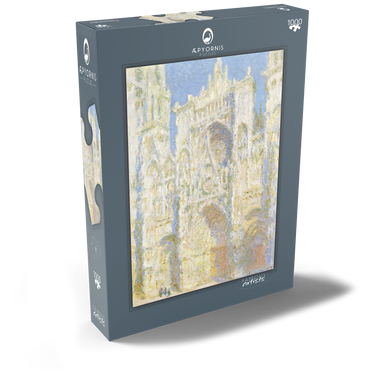 Rouen Cathedral, West Façade, Sunlight (1894) by Claude Monet 1000 Puzzle Schachtel Ansicht2