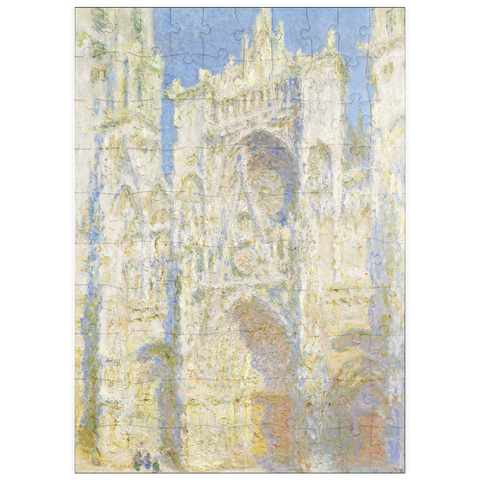 puzzleplate Rouen Cathedral, West Façade, Sunlight (1894) by Claude Monet 100 Puzzle