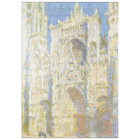 Darstellung des Puzzle-Motivs Rouen Cathedral, West Façade, Sunlight (1894) by Claude Monet – Puzzleteile: 200