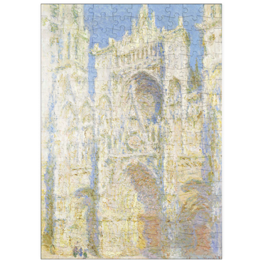 puzzleplate Rouen Cathedral, West Façade, Sunlight (1894) by Claude Monet 200 Puzzle