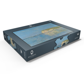 Darstellung des Puzzle Motivs Low Tide at Pourville, near Dieppe (1882) by Claude Monet - Puzzleteile: 1000