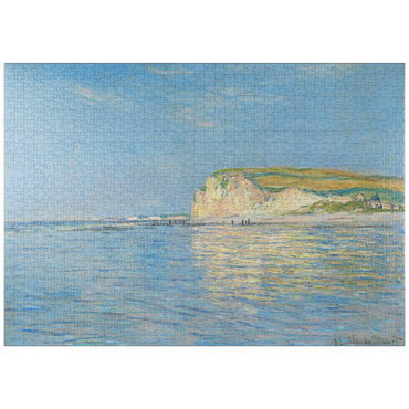 puzzleplate Low Tide at Pourville, near Dieppe (1882) by Claude Monet 1000 Puzzle