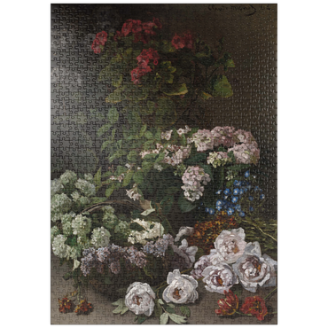puzzleplate Spring Flowers (1864) by Claude Monet 1000 Puzzle