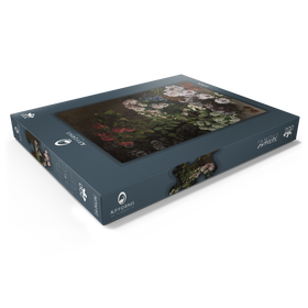 Alternative Darstellung des Puzzle-Motivs Spring Flowers (1864) by Claude Monet – Puzzleteile: 200