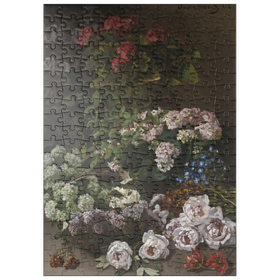 Darstellung des Puzzle-Motivs Spring Flowers (1864) by Claude Monet – Puzzleteile: 200