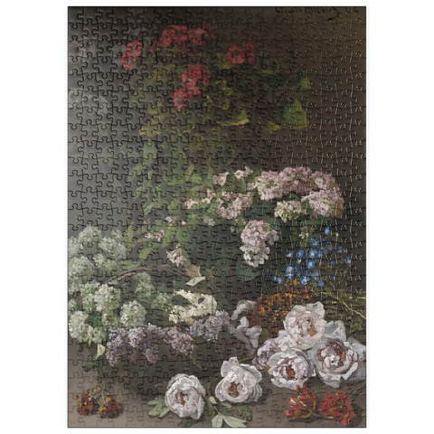 puzzleplate Spring Flowers (1864) by Claude Monet 500 Puzzle
