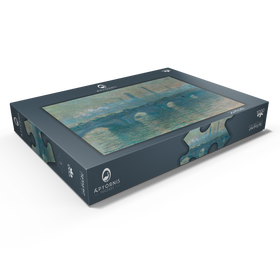 Darstellung des Puzzle Motivs Waterloo Bridge, Gray Weather (1900) by Claude Monet - Puzzleteile: 1000