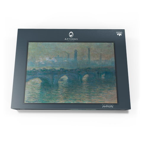 Waterloo Bridge, Gray Weather (1900) by Claude Monet 1000 Puzzle Schachtel Ansicht3