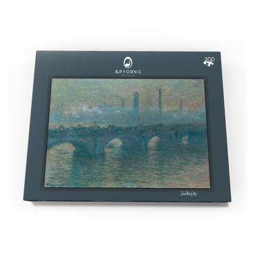 Waterloo Bridge, Gray Weather (1900) by Claude Monet 100 Puzzle Schachtel Ansicht3