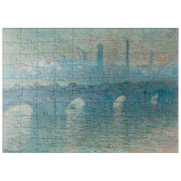 puzzleplate Waterloo Bridge, Gray Weather (1900) by Claude Monet 100 Puzzle