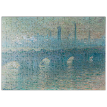 puzzleplate Waterloo Bridge, Gray Weather (1900) by Claude Monet 200 Puzzle
