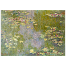 Darstellung des Puzzle-Motivs Water Lilies (1919) by Claude Monet – Puzzleteile: 1000