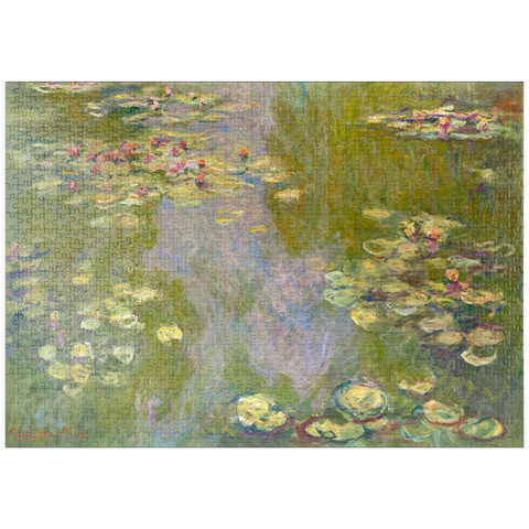 puzzleplate Water Lilies (1919) by Claude Monet 1000 Puzzle