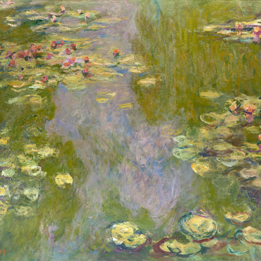 Water Lilies (1919) by Claude Monet 1000 Puzzle 3D Modell