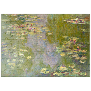 puzzleplate Water Lilies (1919) by Claude Monet 100 Puzzle