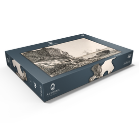 Darstellung des Puzzle Motivs Cliffs and Sea, Sainte-Adresse (1864) by Claude Monet - Puzzleteile: 500