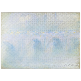 Darstellung des Puzzle Motivs Waterloo Bridge (1901) by Claude Monet - Puzzleteile: 1000