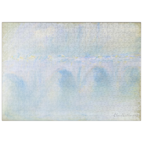Darstellung des Puzzle-Motivs Waterloo Bridge (1901) by Claude Monet – Puzzleteile: 500