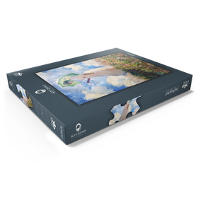 Alternative Darstellung des Puzzle-Motivs Claude Monet's Suzanne Hoschedé (1886) – Puzzleteile: 200