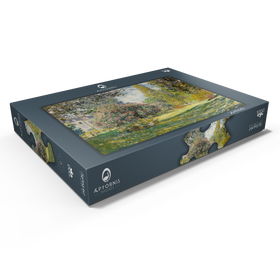 Darstellung des Puzzle Motivs Landscape: The Parc Monceau (1876) by Claude Monet - Puzzleteile: 1000