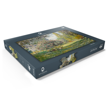 Landscape: The Parc Monceau (1876) by Claude Monet 100 Puzzle Schachtel Ansicht1