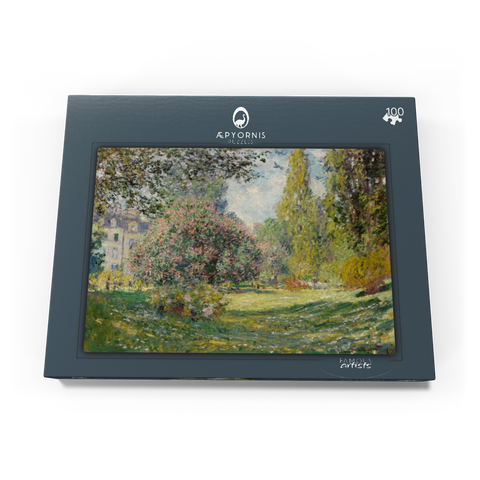 Landscape: The Parc Monceau (1876) by Claude Monet 100 Puzzle Schachtel Ansicht3