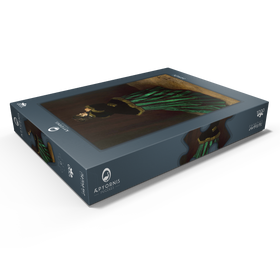 Darstellung des Puzzle Motivs Claude Monet's Camille (The Woman in the Green Dress) (1866) - Puzzleteile: 1000