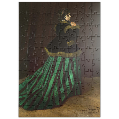puzzleplate Claude Monet's Camille (The Woman in the Green Dress) (1866) 100 Puzzle