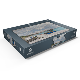 Darstellung des Puzzle Motivs The Beach at Sainte-Adresse (1867) by Claude Monet - Puzzleteile: 1000