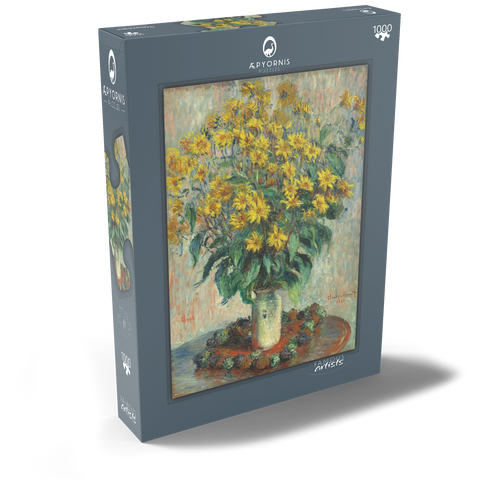 Jerusalem Artichoke Flowers (1880) by Claude Monet 1000 Puzzle Schachtel Ansicht2