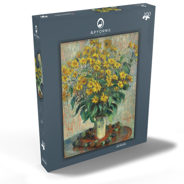 Jerusalem Artichoke Flowers (1880) by Claude Monet 100 Puzzle Schachtel Ansicht2