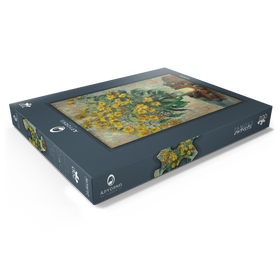 Darstellung des Puzzle Motivs Jerusalem Artichoke Flowers (1880) by Claude Monet - Puzzleteile: 200