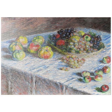 puzzleplate Apples and Grapes (1880) by Claude Monet 1000 Puzzle