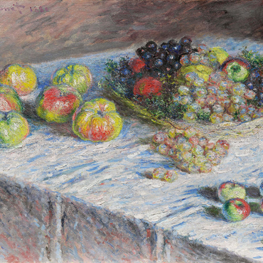 Apples and Grapes (1880) by Claude Monet 1000 Puzzle 3D Modell