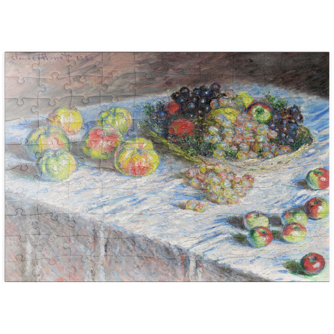 puzzleplate Apples and Grapes (1880) by Claude Monet 100 Puzzle