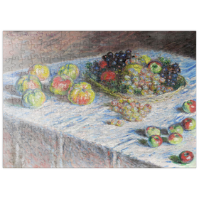 Darstellung des Puzzle Motivs Apples and Grapes (1880) by Claude Monet - Puzzleteile: 200
