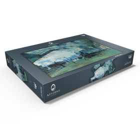 Darstellung des Puzzle Motivs Arrival of the Normandy Train, Gare Saint-Lazare (1887) by Claude Monet - Puzzleteile: 1000