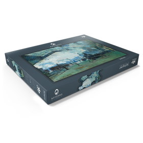 Darstellung des Puzzle Motivs Arrival of the Normandy Train, Gare Saint-Lazare (1887) by Claude Monet - Puzzleteile: 200