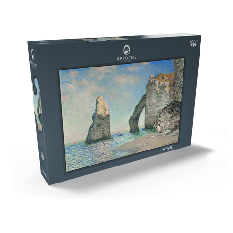 Claude Monet's The Cliffs at Étretat (1885) 1000 Puzzle Schachtel Ansicht2