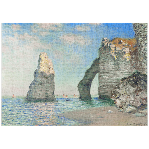 puzzleplate Claude Monet's The Cliffs at Étretat (1885) 1000 Puzzle